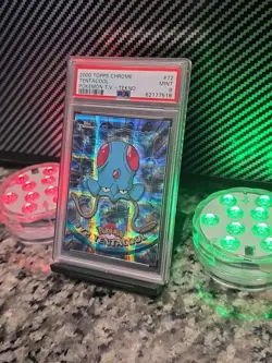 TentACool *TEKNO* 2000 Topps Chrome Pokemon TV PSA 9 MINT #72 RARE POP 13 🔥🔥 - Image 3