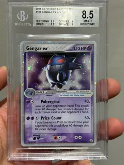 2004 POKEMON EX FIRE RED & LEAF GREEN GENGAR EX 108 HOLO BGS 8.5 - Image 1