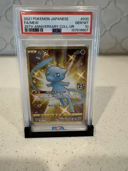 PSA 10 Mew 030/028 S8a 25th Anniversary Collection Holo Japanese Freshly Graded - Image 1