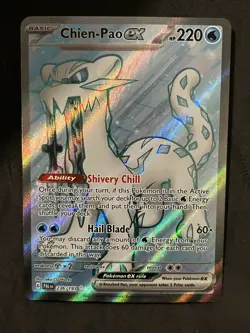 Chien-Pao ex Full Art Ultra Rare 236/193 Pokemon Paldea Evolved English NM - Image 1