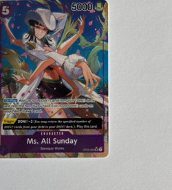 Ms. All Sunday (Alternate Art) OP04-064 Kingdoms of Intrigue Foil One Piece TCG - Image 5