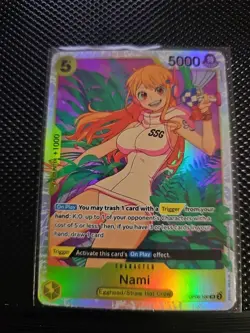 Nami OP08-106 SR Foil | Two Legends | Egghead/Straw Hat Crew | One Piece TCG - Image 1