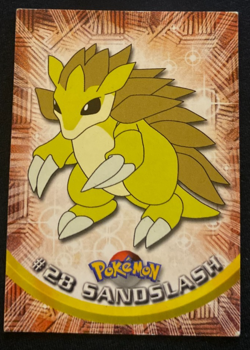 Sandslash #28 Topps TV Animation Edition Blue Label Pokemon Card MP - Image 1
