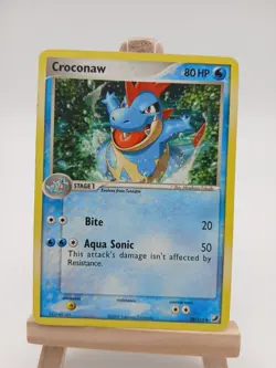 Croconaw 38/115 - EX Unseen Forces - Regular Uncommon LP Pokemon Card, 2005 - Image 1