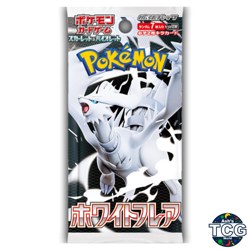 White Flare Booster 1 Pack Pokemon Card Japanese SV11W - Image 1