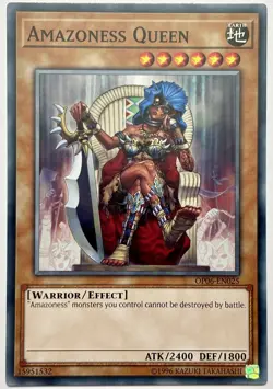 OP06-EN025 Amazoness Queen - Common Unlimited Near Mint YuGiOh Card - Image 1