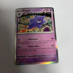 Gengar 094/165 - Holo Rare Scarlet & Violet 151 Pokemon TCG Card - NM - Image 1