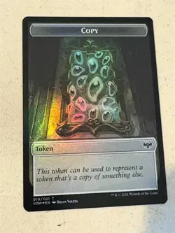 mtg foil token Copy // Boar, 019/012, Innistrad Crimson Vow, unplayed - Image 1