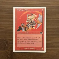 Raging Goblin LP (200/351) Sixth Edition 1999 Magic The Gathering MTG TCG - Image 1