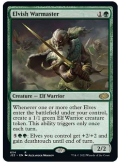 1x Elvish Warmaster Jumpstart 2022 NM MTG - Image 1