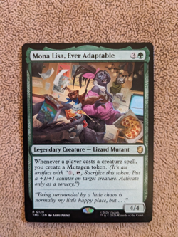 Mona Lisa, Ever Adaptable – MTG TMNT Rare TMC #0126 - Image 1