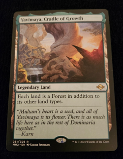 Yavimaya, Cradle of Growth MTG Magic LP Matte MH2 Modern Horizons 2 - Image 1