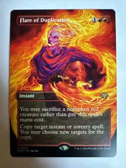 Flare of Duplication Borderless - MH3 0333 - NM - MTG Magic - Image 1