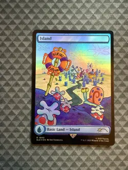 MTG Island #1940 Rainbow Foil Rare Secret Lair Drop Series (SLD) - Image 1