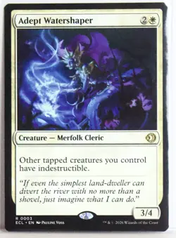 Adept Watershaper [New, Near Mint] Rare MTG {Lorwyn Eclipsed} - Image 1