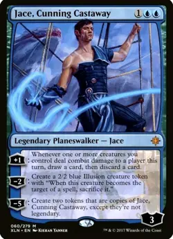 X 1 Jace, Cunning Castaway NM-M Ixalan 060 MTG Magic The Gathering - Image 1