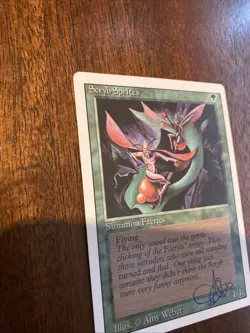 MTG ~ SCRYB SPRITES ~ 3rd Edition/Revised ~ Signed/Autographed By Amy Weber - Image 5