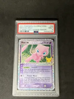 2021 POKEMON CELEBRATIONS CLASSIC COLLECTION #88 MEW EX-HOLO PSA 9 - Image 1