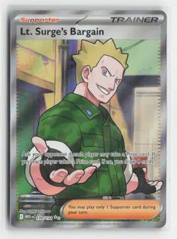 Pokemon Mega Evolution #170/132 Lt. Surge's Bargain. - Image 1