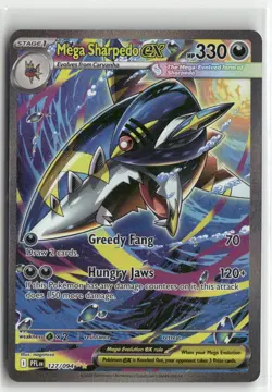 Pokemon Phantasmal Flames #127/094 Mega Sharpedo ex - Image 1