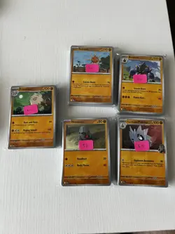 1850 Pokemon Bulk Lot SV - Commons/Uncommons Non-Holo - Ships Charizard UPC Box - Image 5