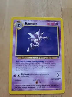 Pokemon TCG Legendary Collection 2002 Haunter 46/110 Non-Holo Uncommon NM - Image 1