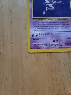 Pokemon TCG Legendary Collection 2002 Haunter 46/110 Non-Holo Uncommon NM - Image 5