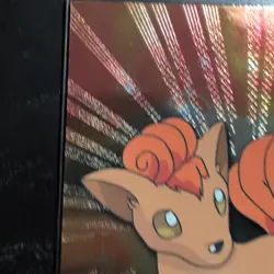 1999 Topps Pokemon TV #37 Vulpix Silver Foil Black Logo (Rays 2nd Print) - Image 3