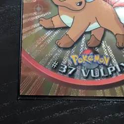 1999 Topps Pokemon TV #37 Vulpix Silver Foil Black Logo (Rays 2nd Print) - Image 5