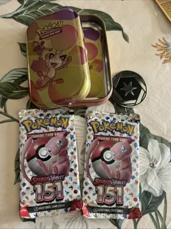 Pokemon Scarlet & Violet 151 2 Packs With Tin Box - Image 1