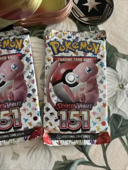 Pokemon Scarlet & Violet 151 2 Packs With Tin Box - Image 2