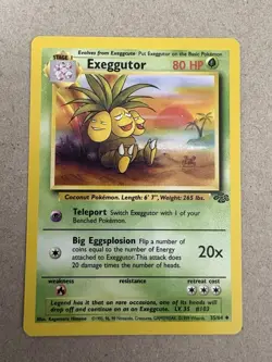 Pokemon - Jungle - Exeggutor 35/64 - Uncommon NM - Image 1