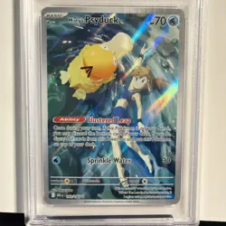 2025 POKEMON DRI EN-DESTINED RIVALS ILLUSTRATION RARE #193 MISTY'S PSYDUCK PSA 9 - Image 2
