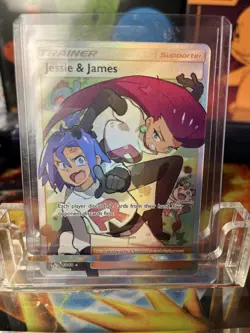 Pokemon NM Jessie And James Hidden Fates 68/68 Full Art - Image 1