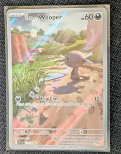 Paldean Wooper #102/094 (Phantasmal Flames) PFL Pokemon *ILLUSTRATION RARE* NM - Image 1