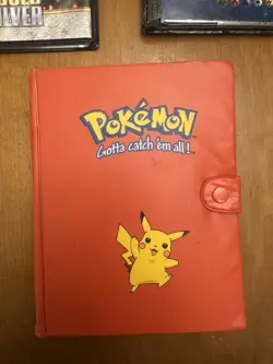 Pokemon Binder Lot HeartGold SoulSilver Pikachu Charizard Blue Red - Image 2