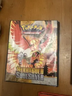 Pokemon Binder Lot HeartGold SoulSilver Pikachu Charizard Blue Red - Image 3