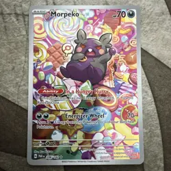Pokemon Morpeko 206/182 SV04: Paradox Rift Illustration Rare - Image 1