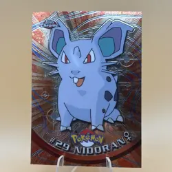 2000 Topps Chrome Pokemon Nidoran #29 NM - Image 1