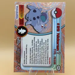 2000 Topps Chrome Pokemon Nidoran #29 NM - Image 3