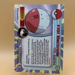 2000 Topps Chrome Pokemon Series 2 #101 Electrode NM - Image 3