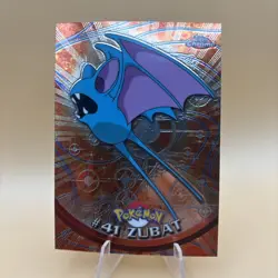 Topps Chrome 2000 Pokemon - #41 ZUBAT - TV Animation Series 1 Holo NM - Image 1