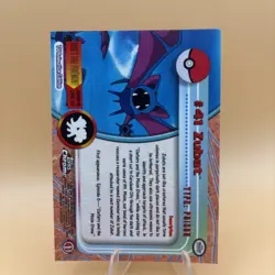 Topps Chrome 2000 Pokemon - #41 ZUBAT - TV Animation Series 1 Holo NM - Image 3