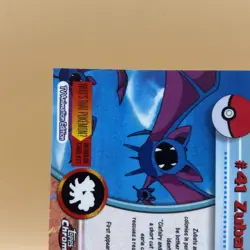 Topps Chrome 2000 Pokemon - #41 ZUBAT - TV Animation Series 1 Holo NM - Image 5
