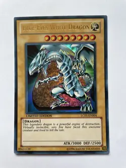 Blue Eyes White Dragon LC01-EN004 NM Ultra Rare Limited Edition Yu-Gi-Oh! TCG - Image 1
