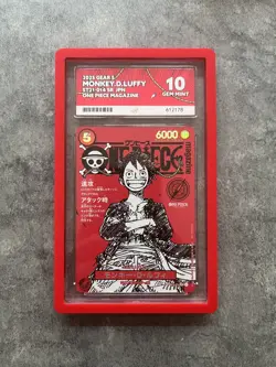 ACE 10 - One Piece Monkey D Luffy ST21-014 Magazine Promo Card Japan Exclusive - Image 1