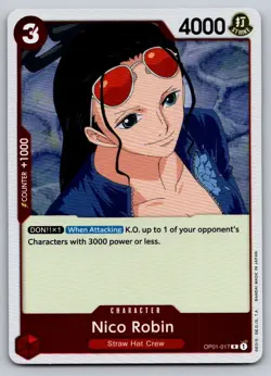 Nico Robin OP01-017 One Piece FOIL Card - Image 1