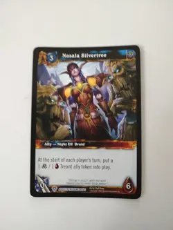 World of Warcraft WoW TCG - Nasala Silvertree Foil - Aspects Treasure Rare LP - Image 1