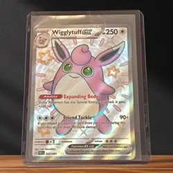 Wigglytuff ex 222/091 Shiny Ultra Rare Full Art | SV Paldean Fates Pokemon TCG - Image 1