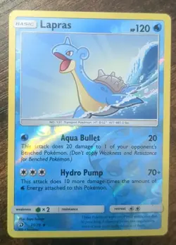 Lapras 21/70 Pokemon Dragon Majesty Reverse Holo Uncommon MP - Image 1